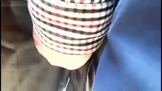 jerking off old chinese man in public and no one notice..