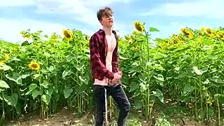 Hot Handjob OUTDOOR & Young Cute Boy CUM HARD /Perfect BODY / BIG DICK 23cm