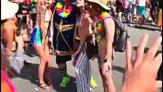 nude in San Francisco Pride