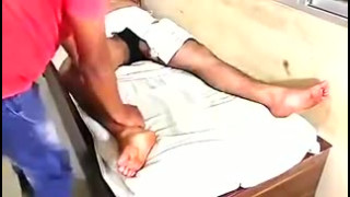 hairy indian getting massage