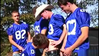 Big dick twinks bukkake with cumshot