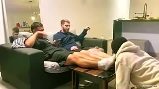 Masters dirty stinky socks licking