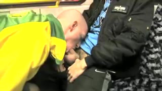 Polish Scallies Blowjob On A Berlin Tram