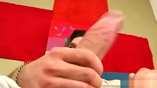 Straight Guys huge dick suck by gay slut