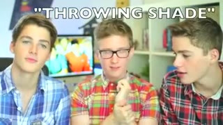 Fake twin Boys Learn Gay Slang