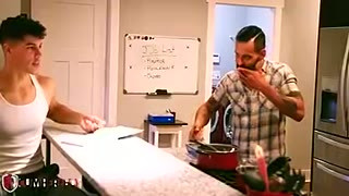 Jordan Haze And David Benjamin - Cumhereboy - White Sauce - Twink Friends And Brett Ryder Get Caught By Step Dad