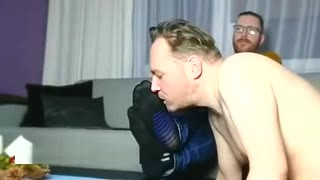 Master Bassil watching Millionaire. Faggot slave lick his feet. Worship