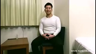 Three Japanese Hunks Jerk Off