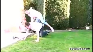 Great master in garden