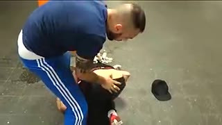 Hairy Dom Sneaker Sex Fuck at Train Station