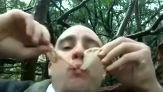 Eating cum from used condoms