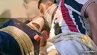 Gay Porn And Fito Torres - Two Football Player Boyfriends Are Captured And Tied And Gagged Together Preview 11 Min