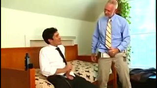 Handsome Grandpa fucks a much younger guy