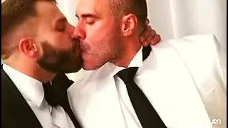 Manuel Skye, Diego Reyes And Dani Robles In Threeway Celebration